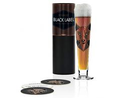 RITZENHOFF 1010249 Black Label - Bicchiere da birra in vetro, 385 milliliters
