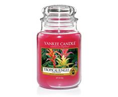 Yankee Candle Candela profumata in giara grande | Giungla tropicale | Durata Fino a 150 Ore