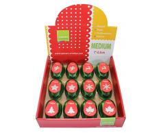 Vaessen Creative Set di 12 Perforatrici Carta Natale, Angelo, Renna, Stella, Fiocco di Meve, Albero, Foglia dAcero, Medio, per Creazione di Biglietti, Metallo, Multicolored, taglia unica, 12 unitÃ 