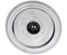 Graef Lama Liscia per Affettatrice, Acciaio Inossidabile, Grigio