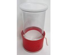 Lavatelli 159 pronto Caffe Crystal Contenitore per conservare caffè, con dispenser. 13 x 11 x 20 cm