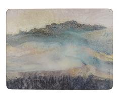 Creative Tops Lustre Minerale Stampato Rettangolare di tovagliette, 30Â x 22.75Â cm-Multi-Colour (Set da 6), Sughero, Multicolore, 1Â x 1Â x 0.5Â cm