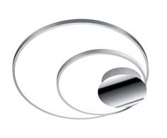 Trio Leuchten Sedona Lampada da soffitto 30 W, Alluminio Spazzolato