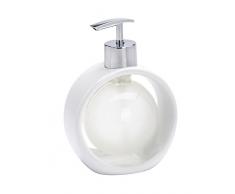 Wenko 21700100 Dispenser Sapone, Poliresina, Bianco, 11.5 x 15.5 x 7.5 cm