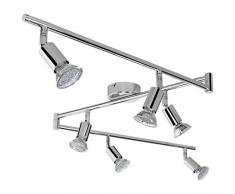 Wohnling Letizia H03 Applique GU10, 18 W, Argento