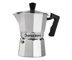 Barazzoni Caffettiera Alluminio 3 Tazze. Prodotto certificato dallAccademia Italiana Maestri del Caffè.