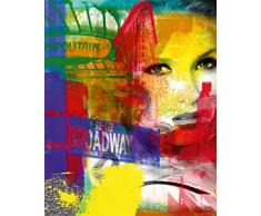 Platin Arte Keilrahmen Parete Arte, Subtonic del Salotto