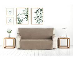 Blindecor Paula - Proteggi Divano a 3Â posti, Tessuto, Colore Beige, 170Â x 90Â cm