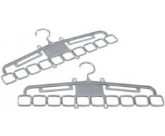 Ruco V 230 - Set di grucce multiuso, 2 pezzi