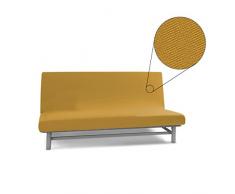 Biancaluna Copridivano Senza braccioli 2 posti Queen Genius 125 a 170 cm S070 Senape