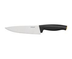Fiskars Coltello da cuoco, Medio, Lunghezza totale: 28 cm, Acciaio di qualitÃ /Plastica, Functional Form, 1014195