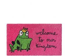 laroom Zerbino, Fibra di Cocco e PVC Base, Rosa