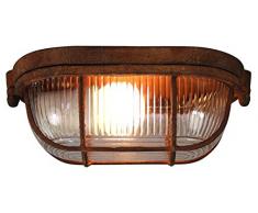 Brilliant Bobbi - Plafoniera in metallo, 40 W, colore: Ruggine