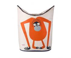 Portabiancheria 3 Sprouts - Contenitore con manici per biancheria