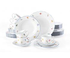 Seltmann Weiden, Servizio Combinato, Porcellana, Bianco, 0