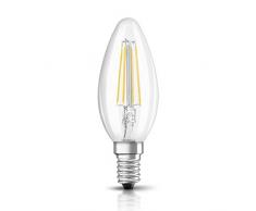 Osram Lampadina Led Retrofit Filament Classic B E14 Bli, Vetro, Chiara, 40 W