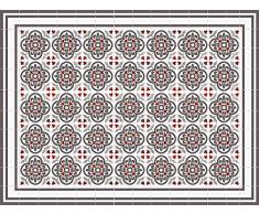 Viniko Concret Red Tappeto in vinile 100x133 multicolore