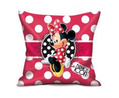 Disney Minnie Mouse - Bambini Cuscino - Poliestere - 35x35cm - Rose