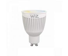 WiZ Whites lampadina LED Smart GU10 WiFi luce bianca. Dimmerabile, 64.000 tonalitÃ di bianco. Funziona con Amazon Alexa e Google Home.