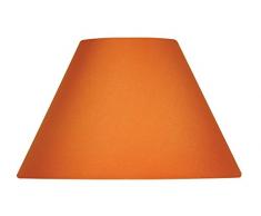 Oaks Lightning - Paralume in cotone, forma conica, 25 cm Satsuma/arancione, tessuto