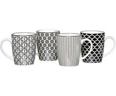 Ritzenhoff & Breker Tazze da caffÃ¨, Porcellana, 8 x 8 x 10.5 cm, 4Â pezzi