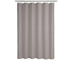 AmazonBasics - Tenda da doccia Bowery in poliestere, grigio tempesta (storm grey), 183 x 200 cm