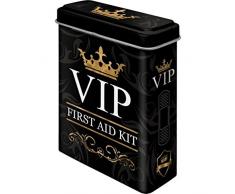 Nostalgic-Art 86102 - VIP, Kit di Pronto Soccorso, lattine, Scatola di Gesso, Metallo colorato, 10 x 7 x 2,5 cm