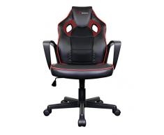 Mars Gaming Gaming Chair Sedia Gaming MGC0BR colorazione Deep Black and Red
