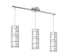 EGLO Bayman Lampadario a Sospensione E27, Bianco