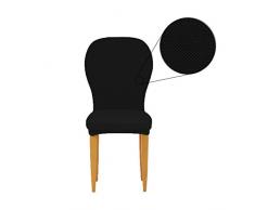 Coppia copri seggiola Biancaluna Genius 4D coprisedia con imbottitura L720 NERO