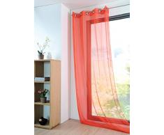 Lovely Casa R61697001VL Tenda trasparente, in poliestere, 135Â x 260Â cm, Corallo