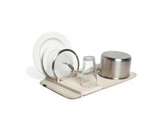Umbra Udry Mini Tappetino Scolapiatti, Tessuto, Beige, S