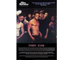 1art1 Fight Club - Brad Pitt, Collezione Rassegna Cinematografica (Scena di Lotta) Poster Stampa (91 x 61cm)