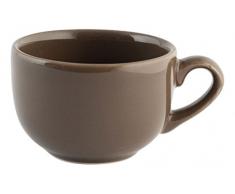 H&H 4283461 Tazza Te, Senza Piatto, Cromatico, 180 CC, Marrone, Ceramica