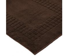 Linens Limited Supreme - Tappeto da Bagno 100% Cotone Egiziano, Cioccolato, L 80 cm x l 50 cm