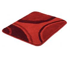 Kleine Wolke Tappeto da Bagno Verona Rosso 50 x 65 cm