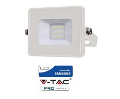 V-TAC VT-10, Proiettore LED da esterno con luce bianca, IP65, 10W, 4000K