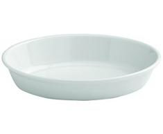 Tognana 25 cm x 16 cm x 6 cm PL-Cuoco pirofila Ovale, Bianco