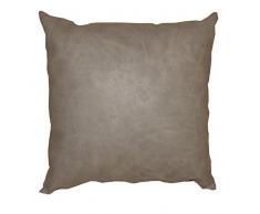 Olibo Pandora Cuscino Bombato, Ecopelle, Grigio, cm 60X60
