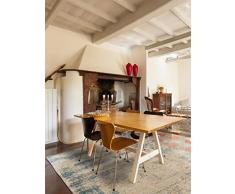 benuta Flachgewebe Teppich Frencie Baroque Beige 120x180 cm Tappeto, Fibra Sintetica, 120 x 180 cm