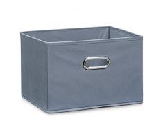 Zeller 14410 contenitore, in tessuto non tessuto, grigio