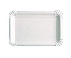 Garcia de Pou 250Â unitÃ Bakery Fast Food Piccolo vassoi in Scatola, 15Â x 9Â cm, Cartone, Bianco, 30Â x 30Â x 30Â cm