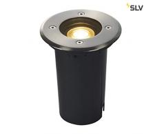 SLV SOLASTO 120 Lampada da Incasso per Esterni GU10, Acciaio Inox