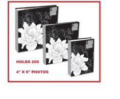 Anker - Raccoglitore per fotografie con Motivo Fiore di Mezzanotte, 200 Foto, 10 x 15 cm