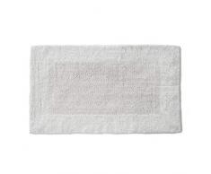 Fazzini Up And Down Tappeto, 100% Cotone, Bianco, 80x50x0.5 cm