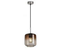 Briloner Leuchten 4011 â 014 1 X lampada a sospensione, metallo, 40 W, colore: marrone