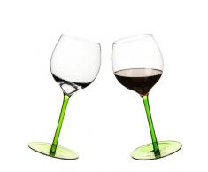 Sagaform 5016231 - Set 2 calici a Dondolo, Colore: Verde