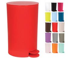 MSV Osaki pattumiera a Pedale, Rosso, 3Â litro