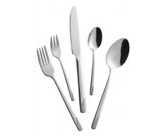 Mulex 200934Â m/60Â Set di Posate 60Â Pezzi, Acciaio Inox, Argento, 22Â x 4Â x 2Â cm