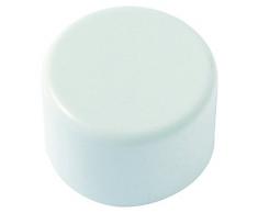 Brinox Fermaporta Porta con vite invisibile 1.9x3x3 cm bianco